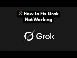 Fix Grok Not Working | How to Fix Grok App or Website Down Issue | Grok Outage Solution 2025