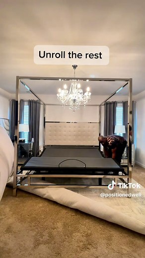 Easily Place Area Rug Under Your Adjustable Bed