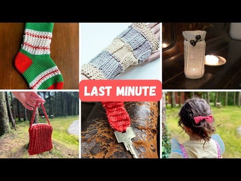 Last-minute gifts: knitting & crocheting