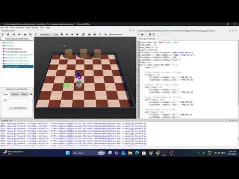 Webots(Laboratory 1)