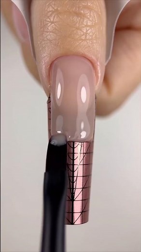 Artificial Nail Template | Nail Extension with Form #nails #artificialnails #extensivenailextensi...