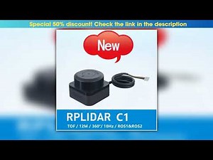 SLAMTEC RPLIDAR C1 lidar sensor TOF 12m ranging 360 scanning for robot positioning mapping