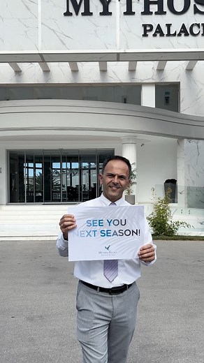 The doors may close for now, but the memories stay wide open. Thank you for every smile, every moment, every memory. See you next season at Mythos Palace Resort & Spa! 🩵 #mythospalace #beachresort #chania #georgioupolis #crete #summer2025 #liveyourmyth #mythicalmoments | Mythos Palace Resort & Spa