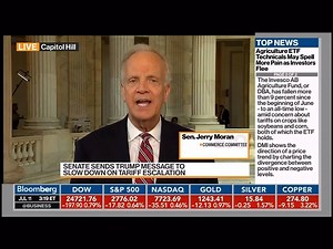 4.4K views · 125 reactions | Today the Senate overwhelmingly passed a measure that would help make certain Congress plays a role in the implementation of tariffs that relate to our national security. I went on Bloomberg TV to discuss this important legislation and current trade issues. | Senator Jerry Moran | Facebook