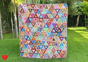 Tangled Triangles Quilt Pattern - Etsy
