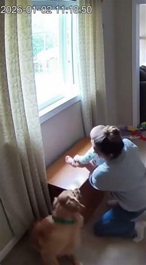 Hero Dog Saves Baby From Window!