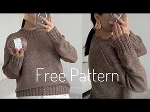 Tutorial on knitting a sweater using the "Japanese shoulder" technique!