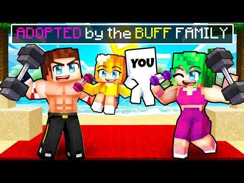 YOU are ADOPTED by the BUFF FAMILY in Minecraft!
