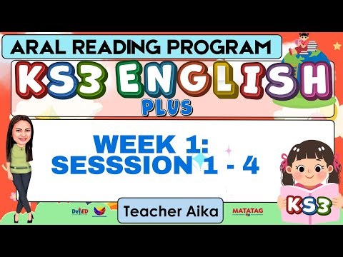 ARAL Program KS3 PLUS ENGLISH | Week 1 |Grade 7 - 10 #AralProgram #ks3 #teacheraika