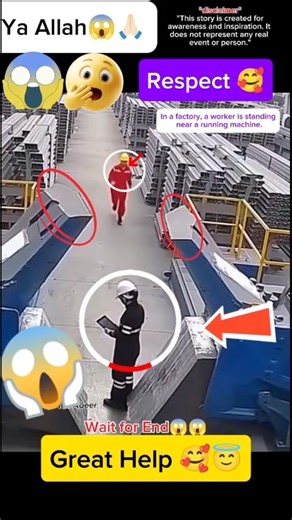 Seconds Late Life Over 😱 Worker Saved Just in Time! #shorts #viral #youtubeshorts