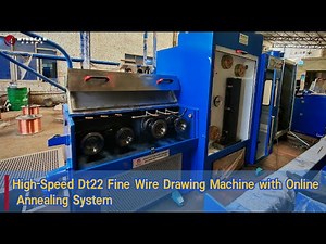High-Speed Dt22 Fine Wire Drawing Machine with Online Annealing System
