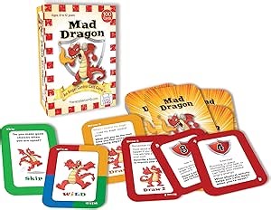 Mad Dragon - an Anger Control Card Game for Kids Aged 6 to 12. Fun and Therapeutic Card Game Teaching Anger Control.