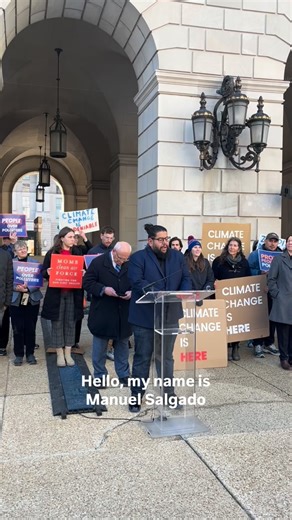 Today, on the anniversary of the first environmental justice executive order, which was rescinded just one year ago by the Trump administration, we are forced to show up at the door of the @epagov once again to stand up for our right to protection from pollution. Over the last year, the Trump administration’s EPA has proven time and time again as we stand out in extreme heat and cold that our lives, especially communities of color and low-income, don’t matter and that their billionaire funders a