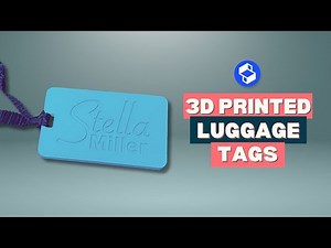 Design & 3D Print a Luggage Tag (easy beginner tutorial) | Shapr3D