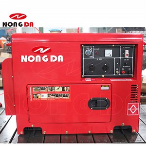 [Hot Item] Kama Type 5kVA 6kVA 6.5kVA 7.5kVA Single Phase Soundproof Silent Diesel Generator