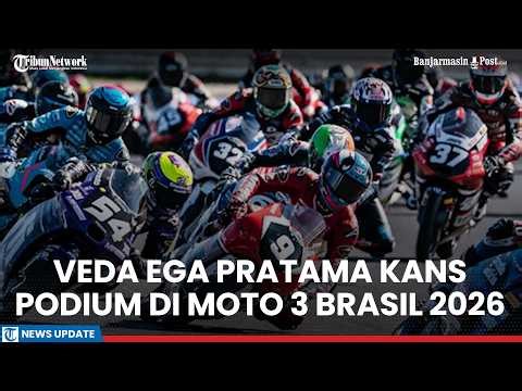Indonesian Racer Veda Ega Pratama Has a Chance to Finish on the Podium in the 2026 Moto3 Brazil R...