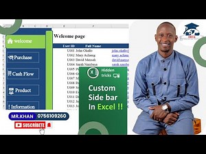 How to Make a Custom Sidebar in Excel