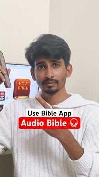 Bible You Version App Explained Simply #teluguchristian #christianshorts #audiobible #audiobook