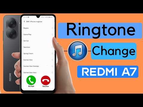 redmi a7 me ringtone kaise lagaye /how to set ringtone in redmi a7 pro me setting #ringtone #redmia7
