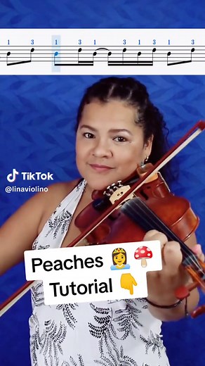 ¡Tocala al instante!🤩 #tutorial completo en mi canal🔗 🎻💪 #violin #peaches #peach #supermariobros #howtoplay #comotocar #violin