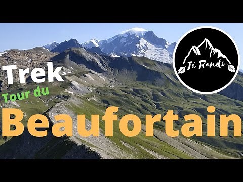 Tour of the Beaufortain 2019 / Trekking with bivouac and self-sufficiency in the Alps
