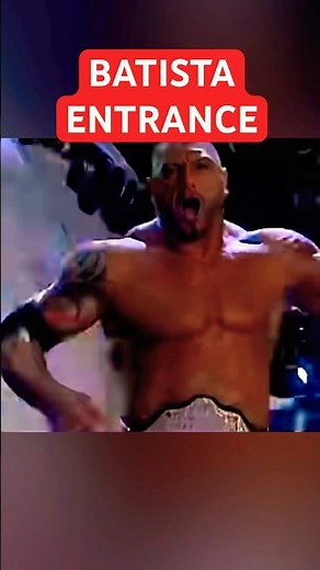 Batista WWE Entrance🔥Iconic Batista Walk #shorts