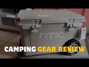 RTIC 52 Quart Cooler Review | Ultra-Light, Durable, and Easy to Roll