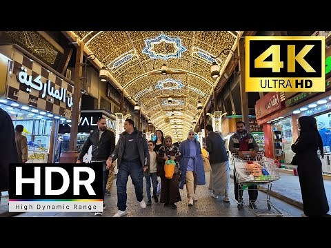 🇰🇼Kuwait City 4k walk - Kuwait 4K Night Walking Tour｜4K 60fps