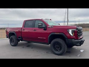 Red 2026 GMC Sierra 2500HD AT4X Calgary AB Wolfe Auto Group | Stock Number: T4145827