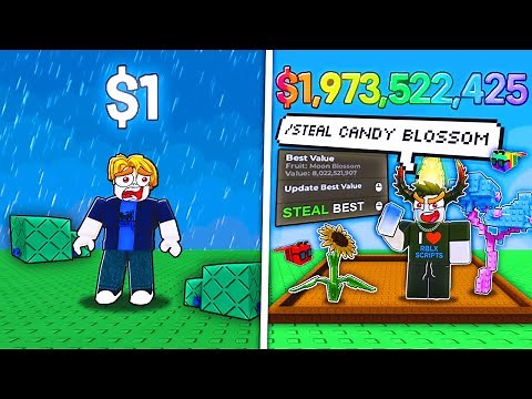 I Used FRUIT STEALER To Make BILLIONS.. (Roblox Grow a Garden Script)