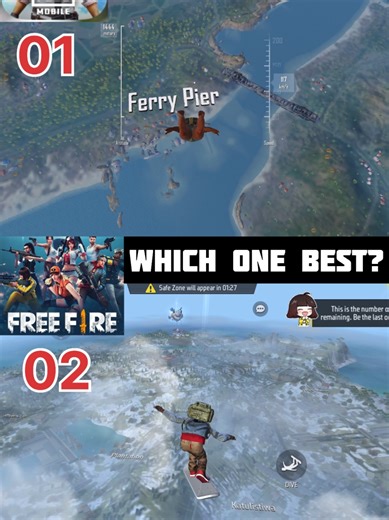 PUBG Mobile vs Free Fire: Which Game is Better?