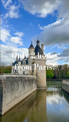 This fairytale castle is only 2 hours away from Paris 👇🏻#travel #france #paris