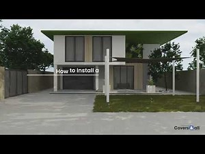 How to Install a Sunshade Sail - Square (Curved Sides)? | Easy Step-by-Step Guide| Covers&All