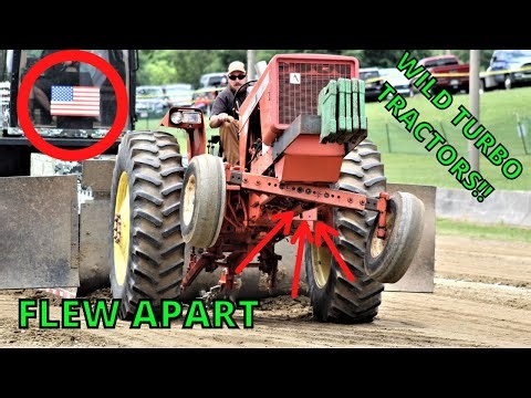 Farm Tractor Pulls, 9500 Turbo Farm Tractor Pulling, Farm Stock Tractor Pull At Kempton Power Pulls