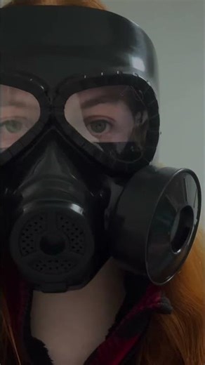 Gas Mask Breathing Experiment #shorts #asmr #asmrshorts