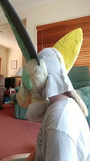 Skye's getting a refurbishment so meet the new Skye #fursuiter #furry #refurbishment #fursuitmaker #dutchangeldragon