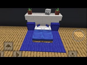 Minecraft Tutorial - How to build a King size bed