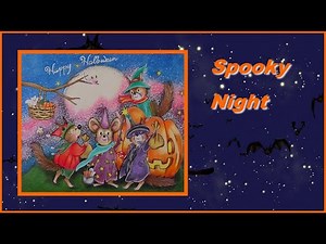 Coloring The Spooky Night - Field Mouse Yururi´s Travel Sketch by Makiko Inatome