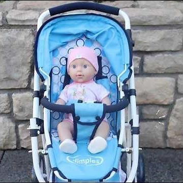 Unboxing Dimples Puppy Doll Stroller! 🐶 Baby Annabell Supermarket Trip! #Shorts