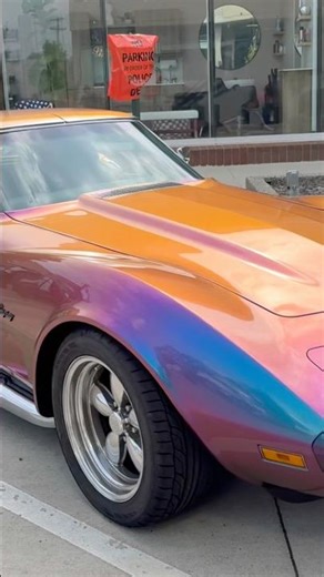 Check out the Color shift paint on this Corvette