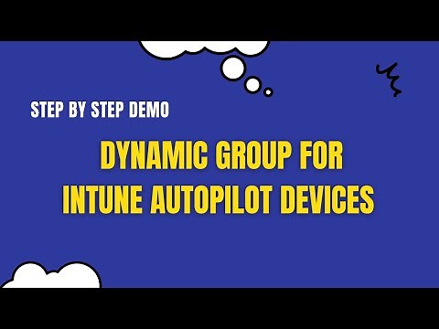 Windows Autopilot Dynamic Group