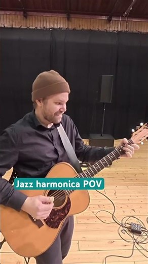 Jazz harmonica POV at soundcheck 🥳