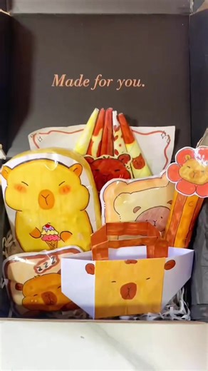 Packing Fake Order of Capybara Items with Charm