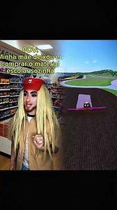 Minha mǎe deixou eu comprar o material escolar sozinha😂🥰 #humor #comedia #escola #material