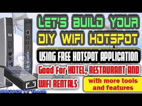 HOW TO BUILD A WIFI HOTSPOT | DIY WIFI RENTALS | GOOD FOR HOTEL AND RESTAURANT WIFI HOTSPOT BUILD.
