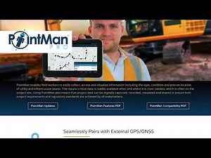 PointMan – Precision Underground Utility Mobile Mapping Software.