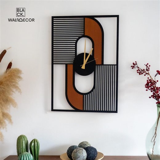 Modern Unusual Wall Clocks, Wooden Wall Clock, Unique Large Decor for Living Room - Etsy