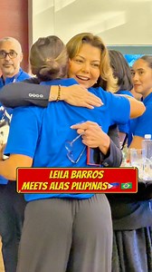 156K views · 3.3K reactions | Legends meet the future ✨ | The Alas Pilipinas Women’s Team shares an inspiring moment with Brazilian volleyball icon and senator Leila Barros — a true symbol of excellence, leadership, and passion for the sport. 欄 #VolleyballIcons #AlasPilipinas #LeilaBarros #WomenInSports | VolleyCharmers | Facebook