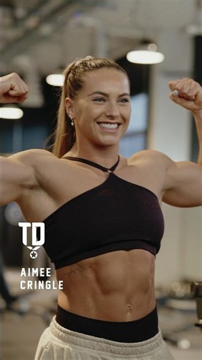 Bicep check with Aimee Cringle | Gymshark HQ UK