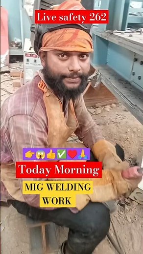 Today I am going to show you how MIG welding is done #safetyfast #short #migwelding #dubai #saudi